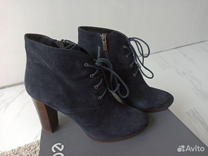 Ботильоны эконика натур замша р 40