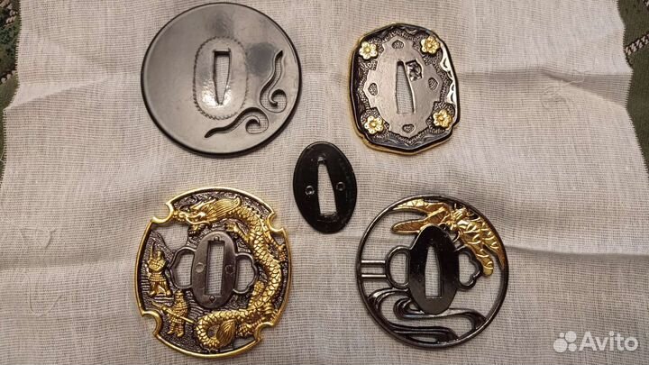 Рукоятка и тсуба