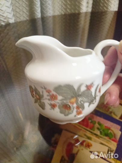 Молочник сливочник ссср,чайная пара