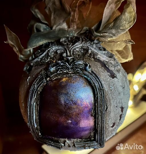 Авторские елочные шары ручной работы