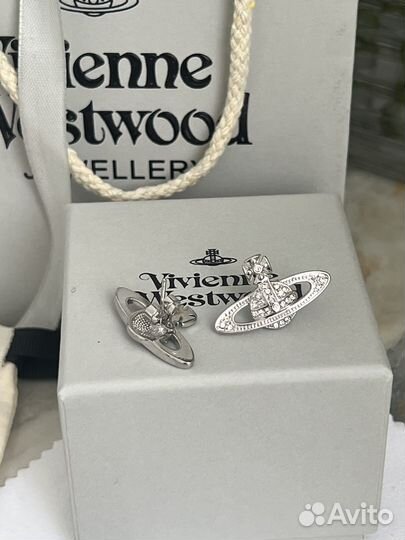 Серьги Vivienne westwood bas relief