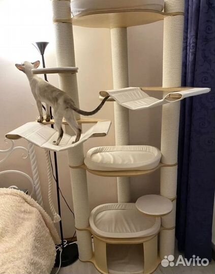 Когтеточка домик для кошки