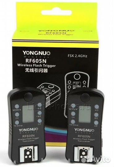 Радиосинхронизатор Yongnuo RF-605N для Nikon