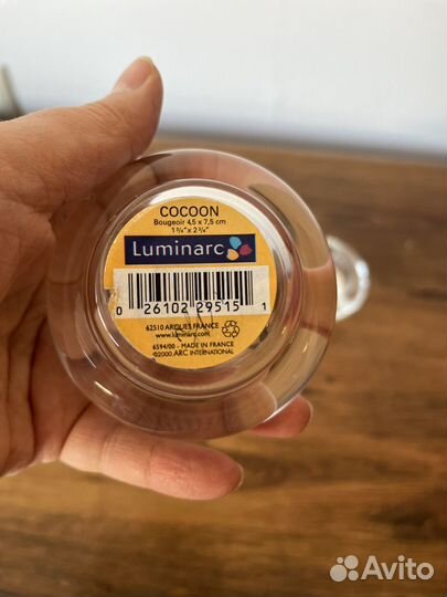 Подсвечник стекло