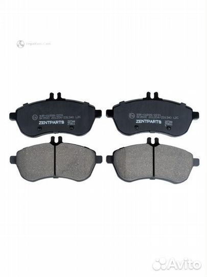 Колодки передние Mercedes W204 Z07344