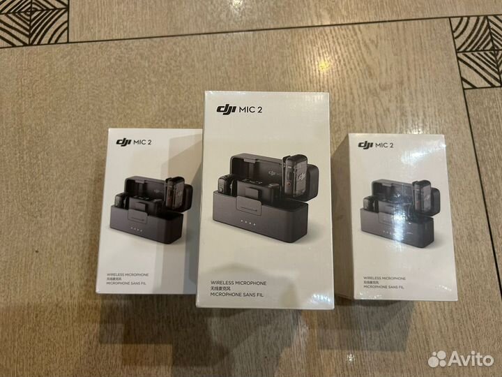 Dji mic 2 (2 TX + 1 RX + Зарядный кейс)
