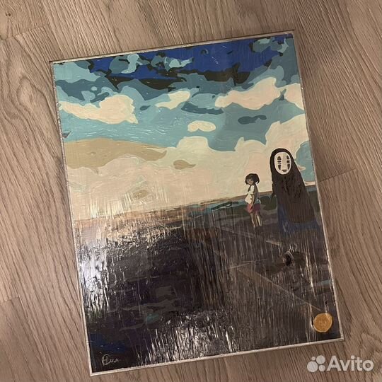 Унесенные призраками картина акрилом