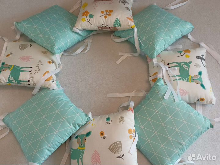Бортики-подушки новые