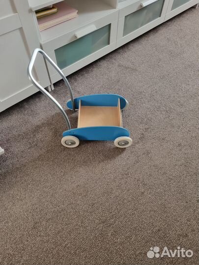 Тележка ходунки икея с игрушками