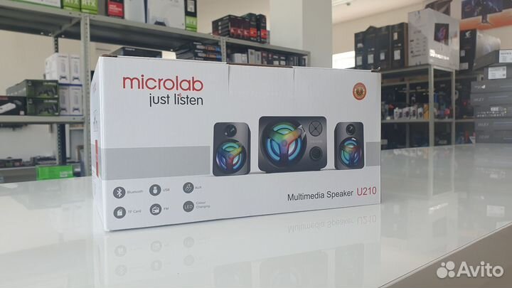 Колонки 2.1 Microlab U210 Bluetooth черный