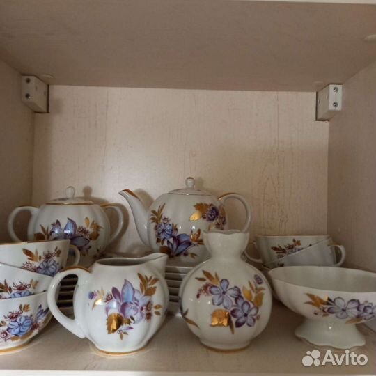 Сервиз чайный лфз Золотые лепестки.Попредметно