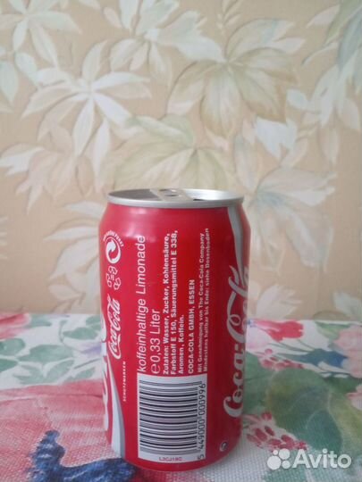 Коллекционная жестяная банка CocaCola Keine Panik