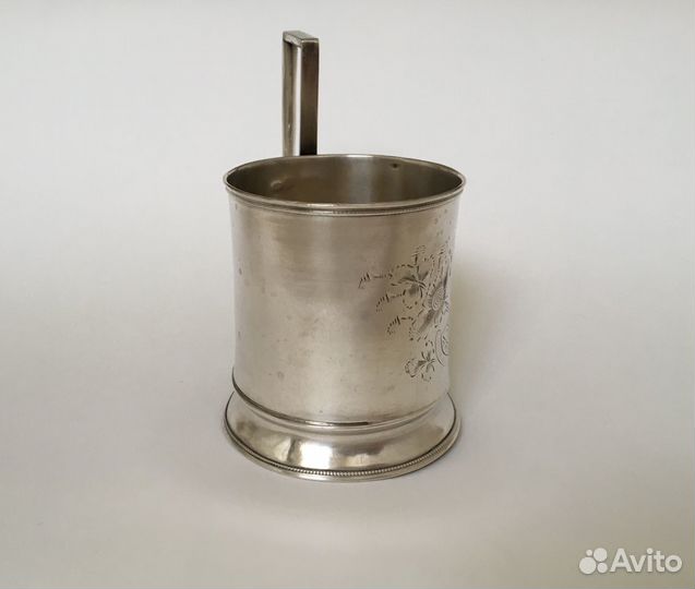 Подстаканник серебро 84 золотниковой пробы, 102 гр