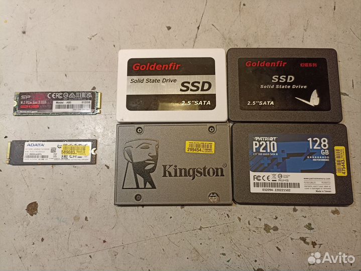 Ssd неисправный лот 6 шт