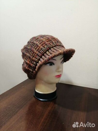 Шапка - кепка женская. Межсезонье. Осень