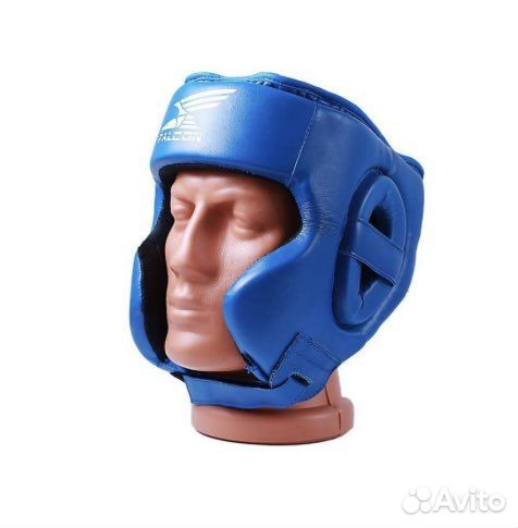 Шлем закрытый Falcon 1 синий и красный