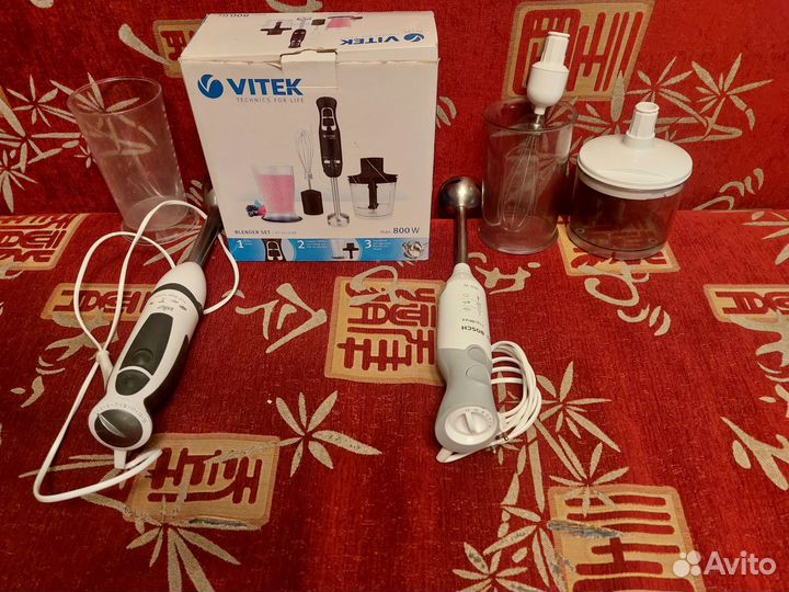 Блендеры Bosch Braun и Vitek 800w в коробке