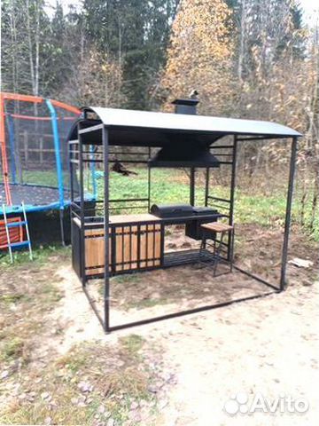 Мангал С крышей