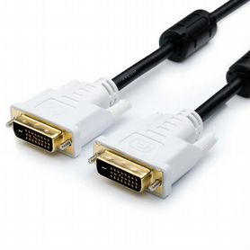 Кабель новый DVI-DVI 1,8 м черный