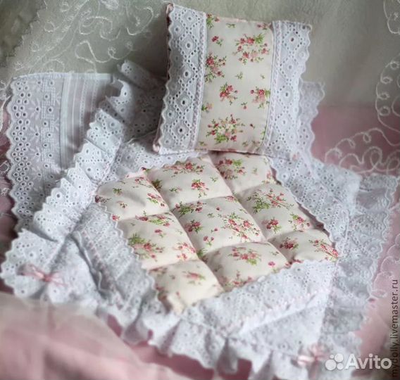 Набор Пастельного белья для кукол