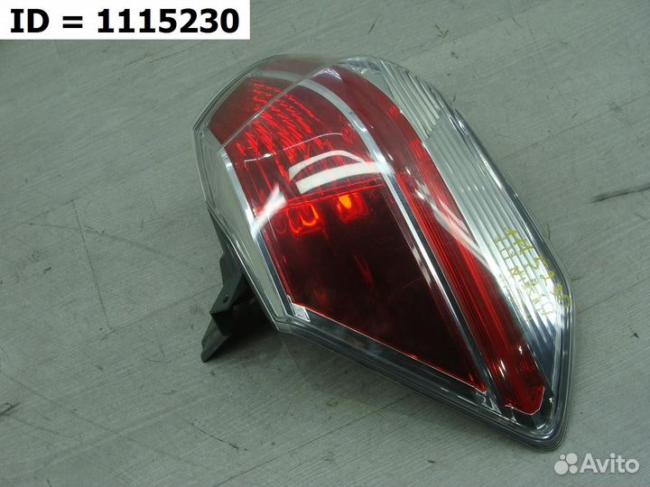 Фонарь задний левый наружный Nissan X-Trail