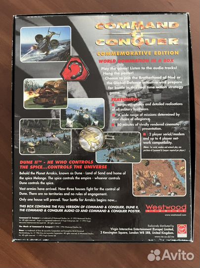 Command & Conquer Commemorative edition PC игра