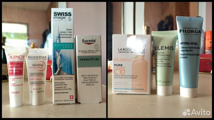 Filorga,guinot,elemis,lpr,eucerin,bloor