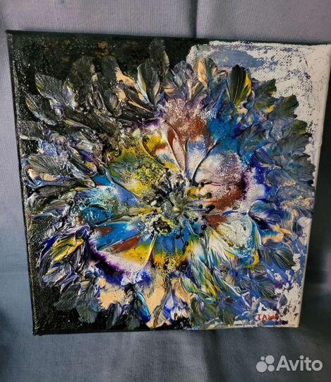 Картина акрилом на холсте