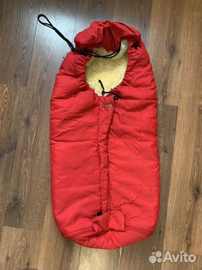 Зимний конверт в коляску на овчине