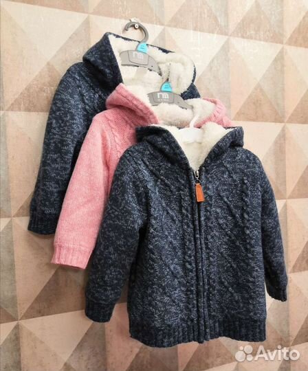 Вязаная куртка р. 92