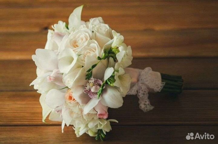 Свадебный букет каллы