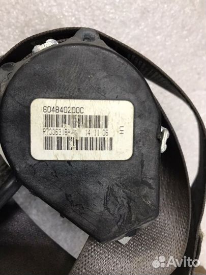 Ремень безопасности задний левый Dodge Caliber