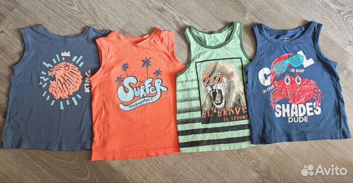 Майка летняя для мальчика 104-110-116