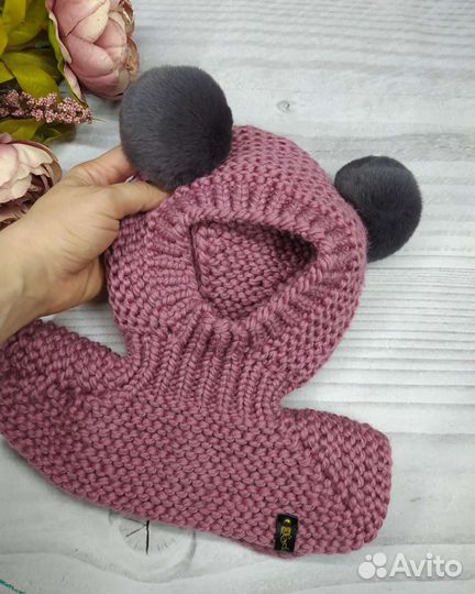 Шапка Зайчик чепчик