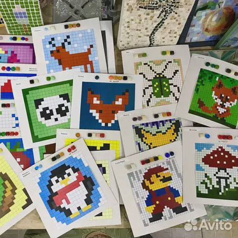 Пиксельная мозаика. Творческий мастер-класс