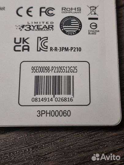SSD Patriot P210 512GB