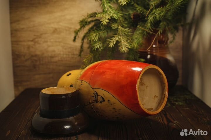 Советская Большая Матрёшка Шкатулка Для Бутылок