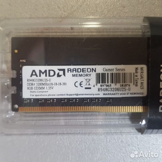 Оперативная память AMD Radeon R9 Gamer Series DDR4