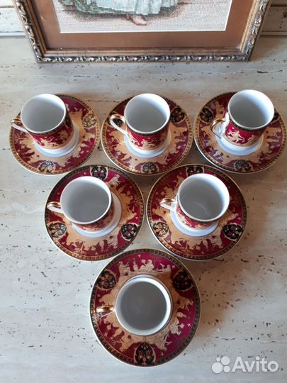 Сервиз кофейный Япония чайный чашка блюдце тарелк