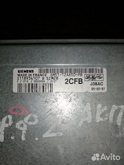 Блок управления двигателем Ford Focus CB4 2008