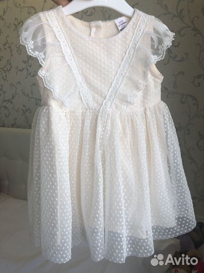 Детское нарядное платье 12 м