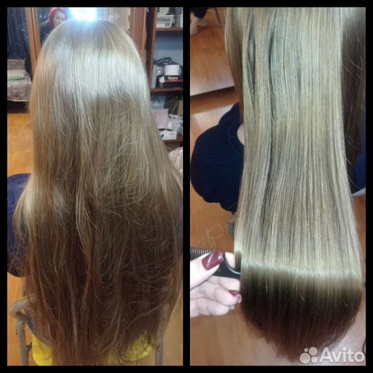 Кератиновое выпрямление волос. Ботокс