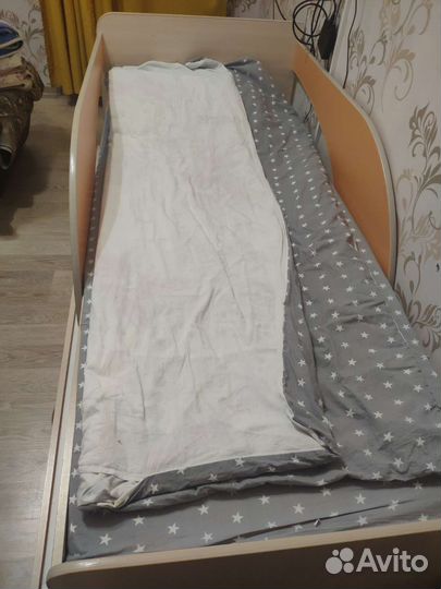 Детская кровать с матрасом ортопедическим