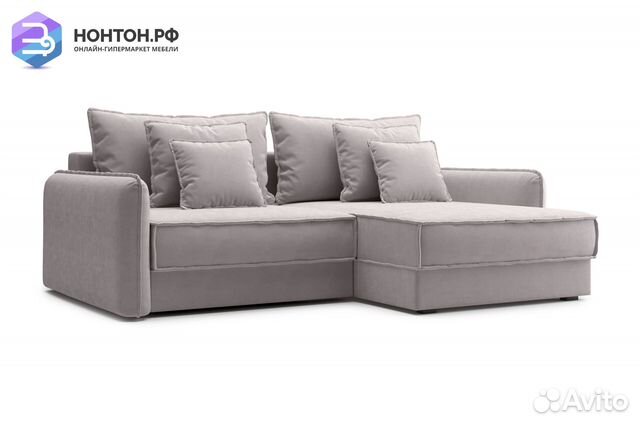 Диван угловой тик-так Антей бежевый