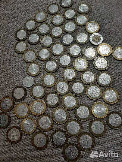 Коллекция 10 рублевых монет