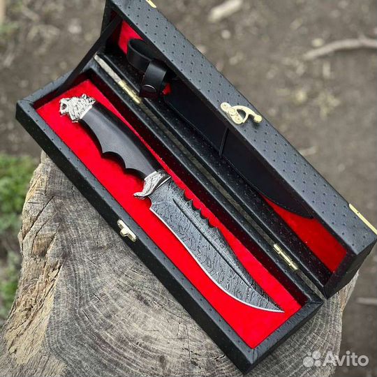 Кизлярский нож из дамасской стали