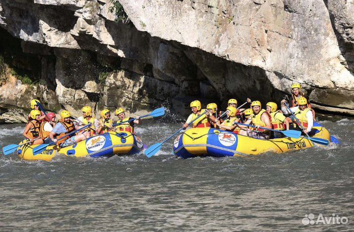 Сплав по реке Рафтинг в Адлере
