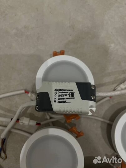 Комплект (10 шт) потолочных светильников