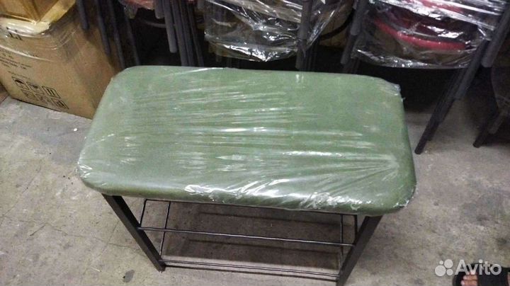 Подставка для обуви банкетка обувница Лаура