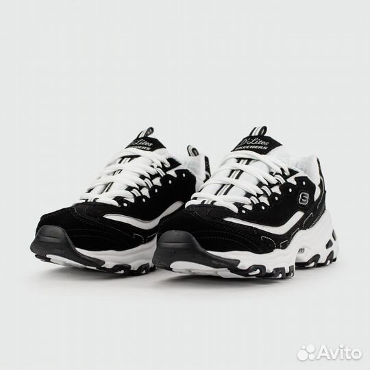Кроссовки Skechers D'Lites Black / White Wmns